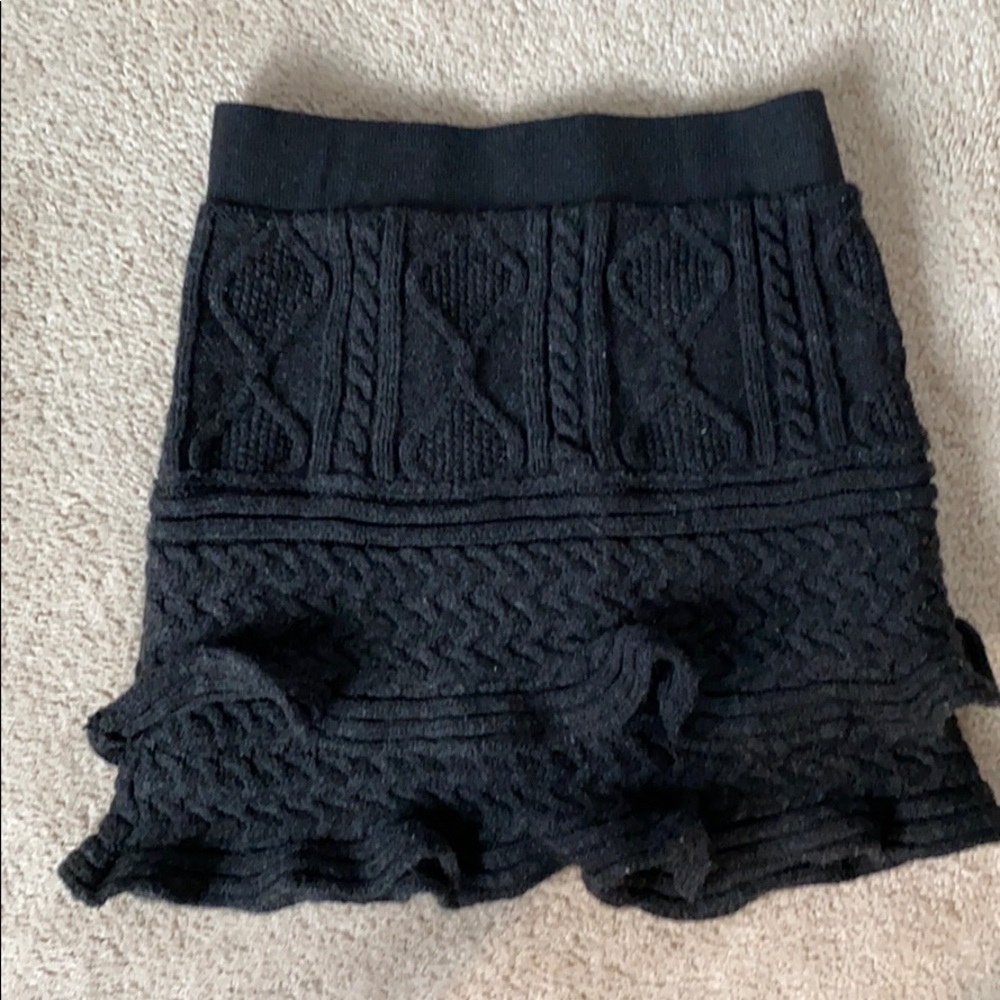 Dark grey skirt